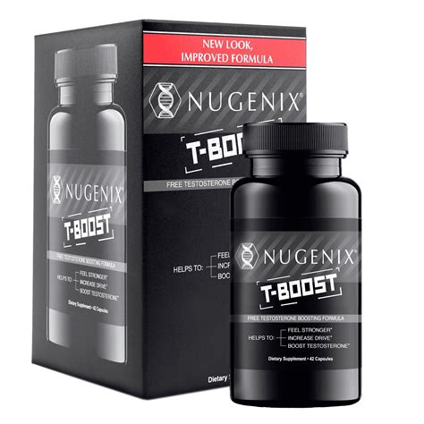Nugenix T Boost Free Testosterone Booster for Men, Hormone Supplement ...