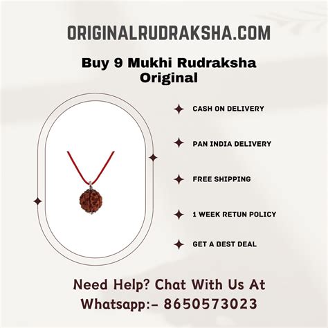 Buy 9 Mukhi Rudraksha Original – Original Rudraksha