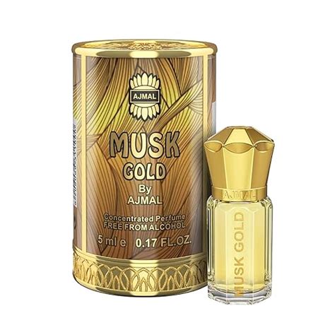 Ajmal MUSK GOLD Attar | Fruity Floral & Musky Fragrance | Unisex Non ...