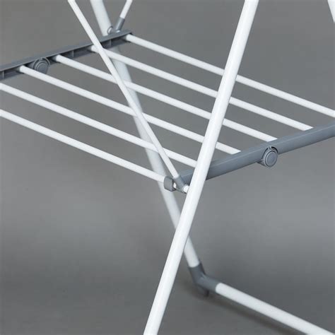 Buy Omnia Stainless Steel 2-Tier Foldable Clothes Drying Rack from Home ...