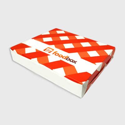 Custom Top Open Paper Food Boxes | Personalised with name and logo