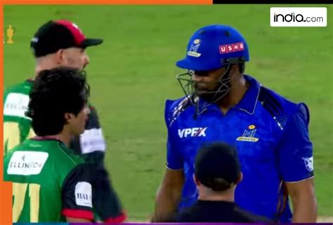 Watch: Kieron Pollard involved in verbal spat with Pakistan pacer ...