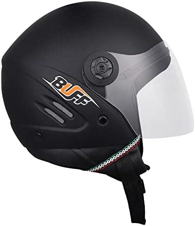 Dass Getz Open Face Helmet ISI Certified Open Face Helmet Black (Size ...