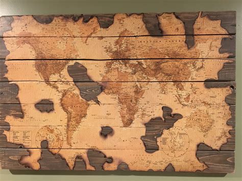 Rustic World Map 的图像结果