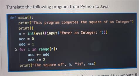 Image result for How to Convert Python Code to Java