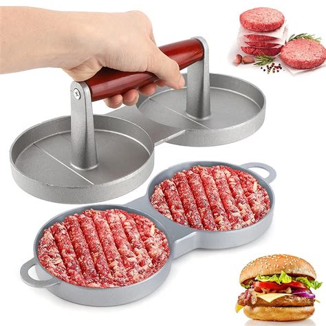 Buy SEVIA Burger Press Patty Burger Maker - Non Stick Hamburger Mold ...