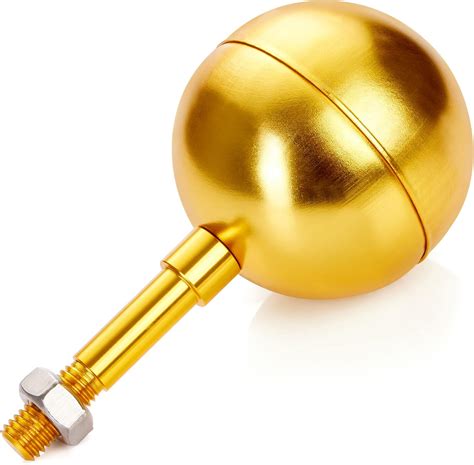 BRUBAKER Golden Flag Pole Topper Ball - 3 Inch India | Ubuy