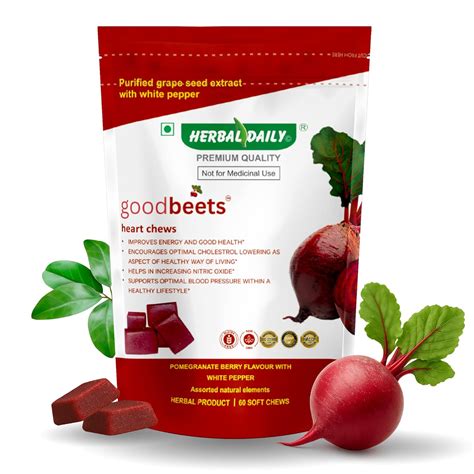 Herbal Daily GoodBeets Chew (60 Gummies) Help in PCOD, PCOS, Period ...