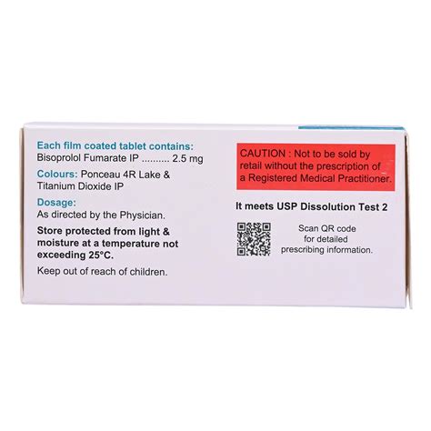 Bisofig 2.5 Tablet | Uses, Side Effects, Price | Apollo Pharmacy