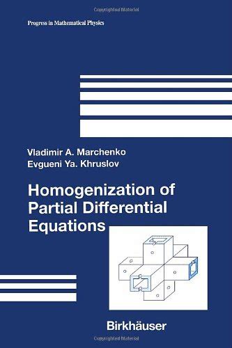 Buy Homogenization of Partial Differential Equations (Progress in ...