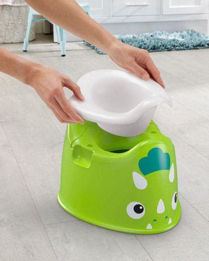 Fisher Price Character Potty Chair-With Splash Guard-12 to 36M-Dino ...
