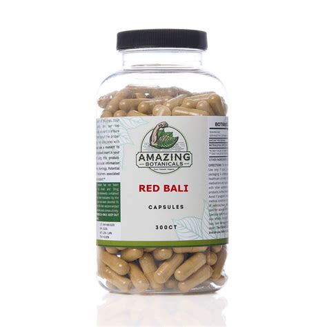 Red Bali Kratom Capsules - Amazing Botanicals (Since 2014)