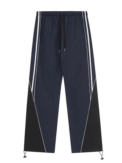 Striped Parachute Pants