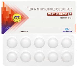 Vertistar Md 24 Tablet: Uses, Side Effects, Price & Substitutes