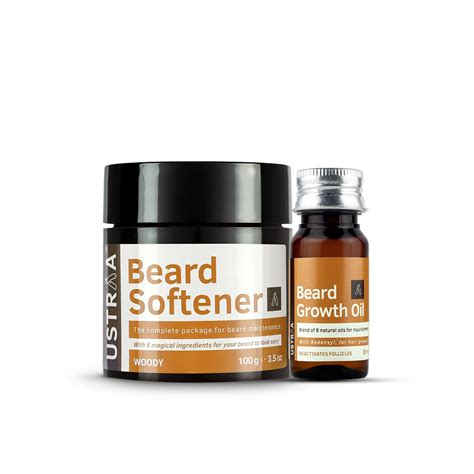 Ustraa Beard Growth Oil - 35ml - More Beard Growth, With Redensyl, 8 ...