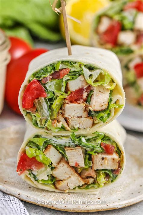 Delicious Chicken Caesar Wrap – Chef Mike’s Recipes