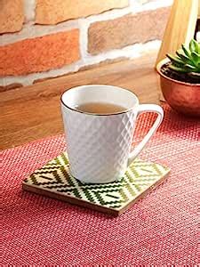 Buy HomeTown Living Essence Royal Mezze Ceramic Director Mug, 160ml ...