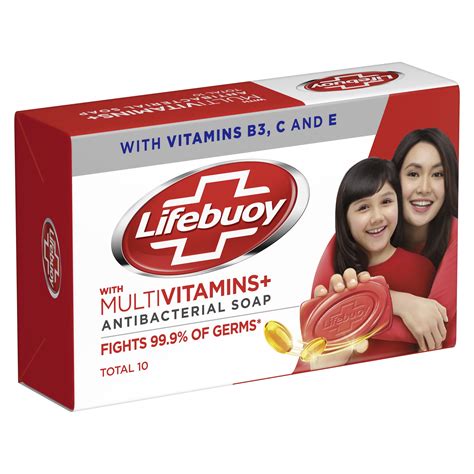 Lifebuoy Antibacterial Bar Soap with Multivitamins+ Total 10 ...