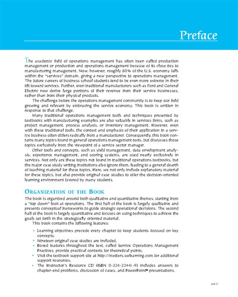 SSOM2-3-Preface: Embracing Service Operations Management - Studocu