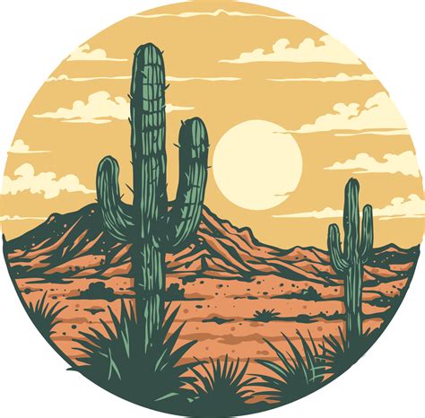 Western Cactus Clip Art