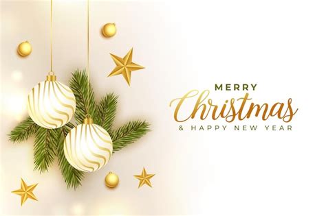 Christmas wishes card holiday decoration design | Free Vector