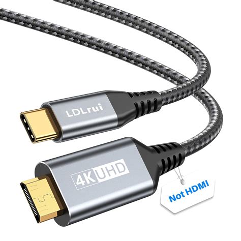 LDLrui USB C to Mini HDMI Cable 3.3Ft (Not HDMI),Type C to Mini HDMI 2. ...