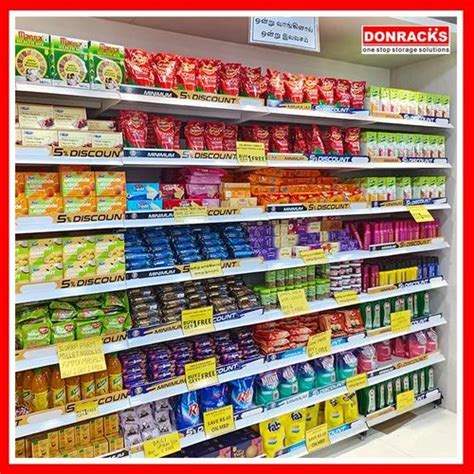 Super Market Display Racks - 7 Feet Ms Steel Storage Rack Manufacturer ...