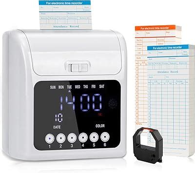 Tera Time Clocks with Extra 100pcs Time Cards (2 India | Ubuy