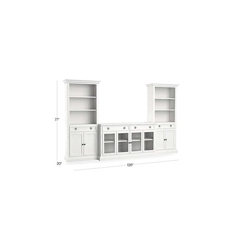 White Entertainment Centers | Crate & Barrel