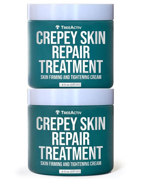 Amazon.com: TreeActiv Crepey Skin Repair Treatment, 2-Pack, Firming Cream For Face and Neck ...