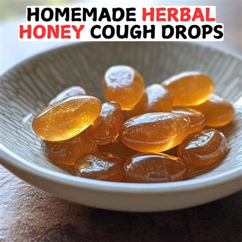 DIY Herbal Honey Cough Drops