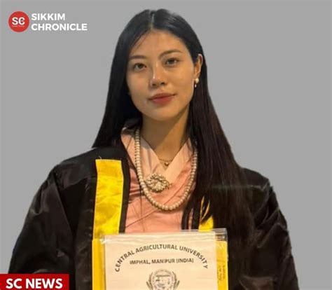 CAU MANIPUR TOPPER: HISHEY CHODEN BHUTIA ~ KHALVONTAWI - Voice of the ...