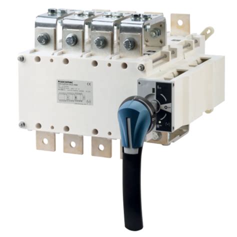 Socomec Sircover Bypass Switch 200 A, Open Execution, 4 Pole, 415 V AC