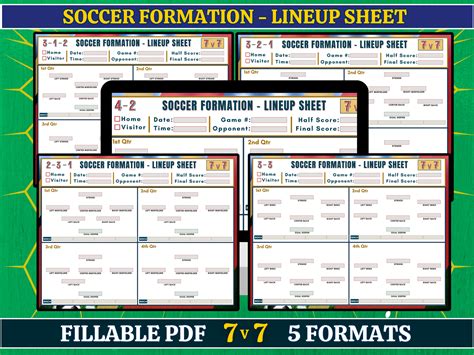 7v7 Soccer Formations Printable | All FREE Printables