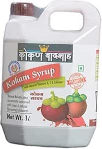 mAm Foods Kokum Squash Syrup Sharbat , 1000 ml [Cooling, Detoxifying ...