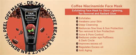 Buy Mancode De-Tan Removal Peel off Face Mask for Men and Women 100ml ...