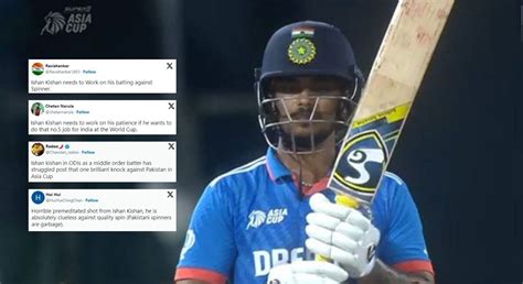 "Absolutely clueless against quality spin" - Fans react as Ishan Kishan ...