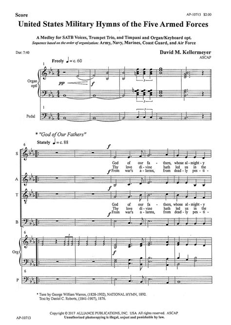 United States Military Hymns of the Five Armed Forces - Willis Music Store
