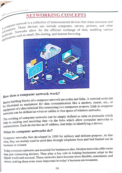 Networking Concepts Notes for Class 8: Understanding Computer Networks ...