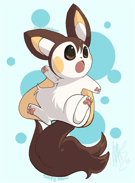 flying squirrel pokemon by ChicaChicaMoon on DeviantArt