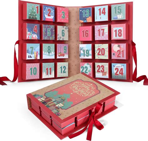 Amazon.com: LEMESO Book Advent Calendar Christmas Advent Calendar Gift ...