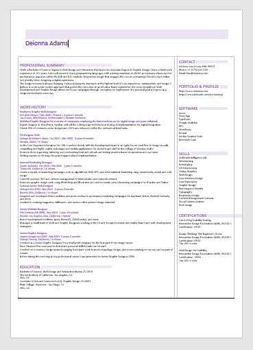 Entry #64 by irshadjaidchek for Creative Resume Redesign in PDF | Word ...