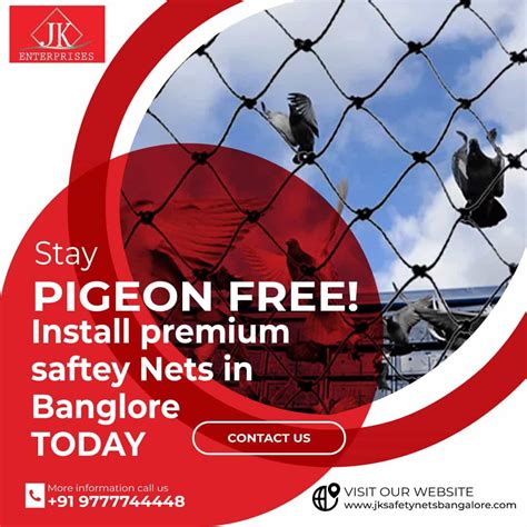 Pigeon Safety Nets in Bangalore – Secure Your Space with JK Enterprises
