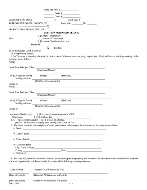 Letter of Testamentary - Template Spark...: Premium Template - Template ...