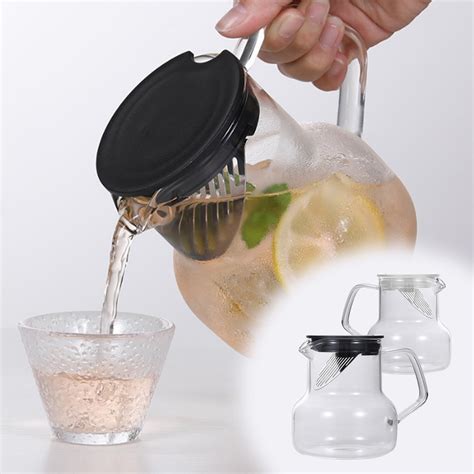 ZROBM Pitcher with Lid, Pitchers for Beverages, Pitcher with Spout ...