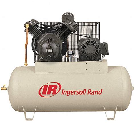 INGERSOLL RAND, 15 hp, 2 Stage, Electric Air Compressor - 4R778|7100E15 ...