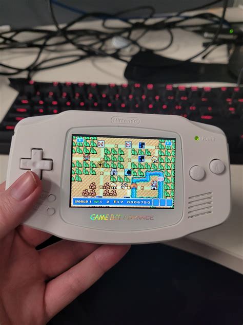 Playing through Super Mario Advance 4: Super Mario Bros 3 on my lunch ...