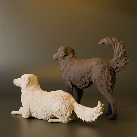 🐕 Great Pyrenees/Labrador Retriever Mix・ STL File for 3D printing・Cults