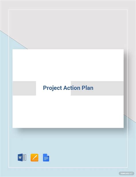 Simple Project Action Plan Template 的图像结果