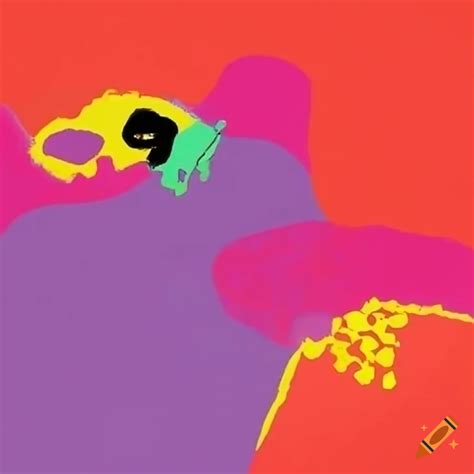 Indie rock album cover design on Craiyon